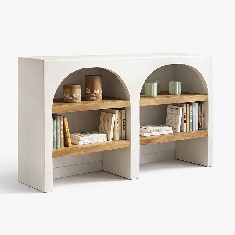Advaya 4-Shelf Display Cabinet