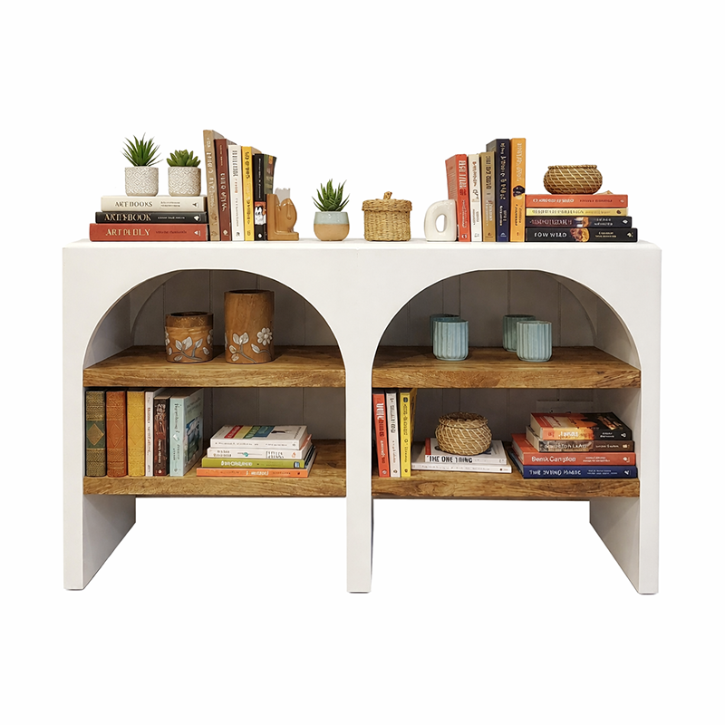 Advaya 4-Shelf Display Cabinet