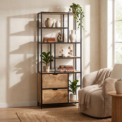 Harmonie Iron and Mango Wood Display Unit