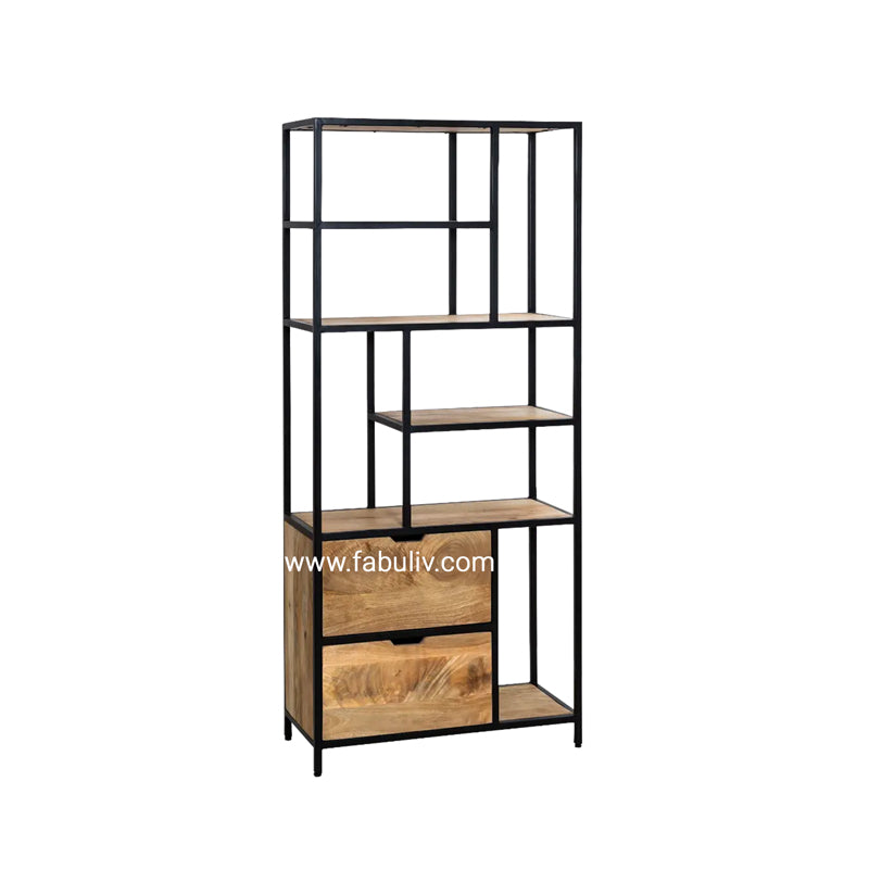 Harmonie Iron and Mango Wood Display Unit