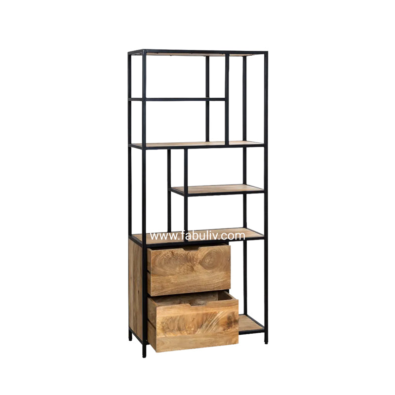 Harmonie Iron and Mango Wood Display Unit