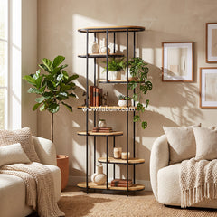 Nuance Iron and Mango Wood Display Unit
