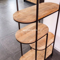 Nuance Iron and Mango Wood Display Unit