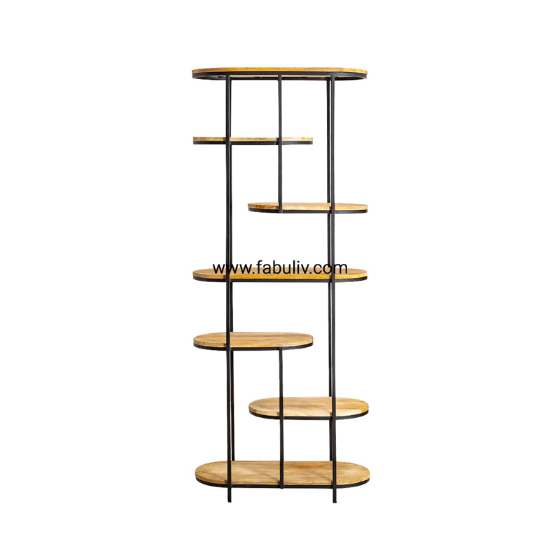 Nuance Iron and Mango Wood Display Unit