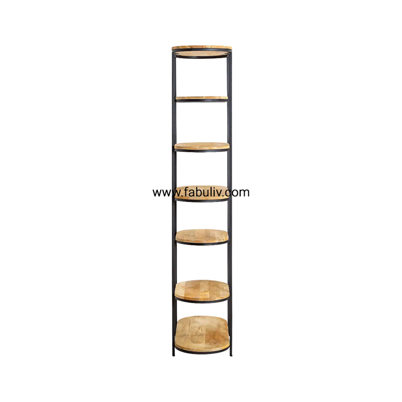 Nuance Iron and Mango Wood Display Unit