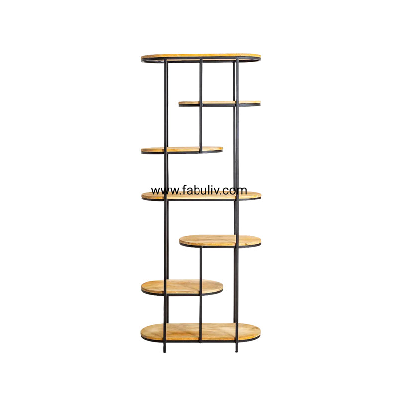 Nuance Iron and Mango Wood Display Unit