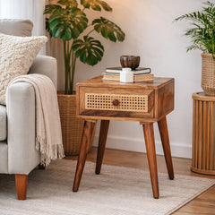 Verona Rattan End Table