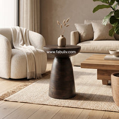 Orlento Mango Wood End Table