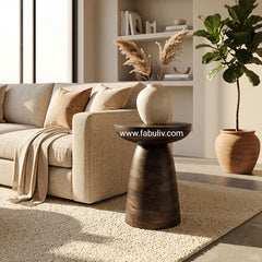 Orlento Mango Wood End Table