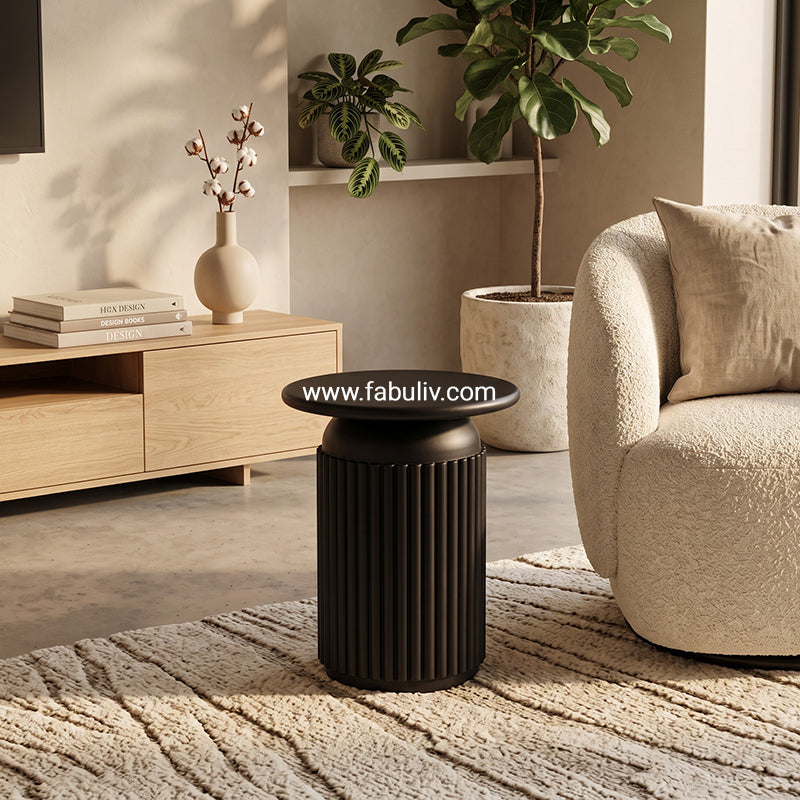 Aubeline Mango Wood End Table
