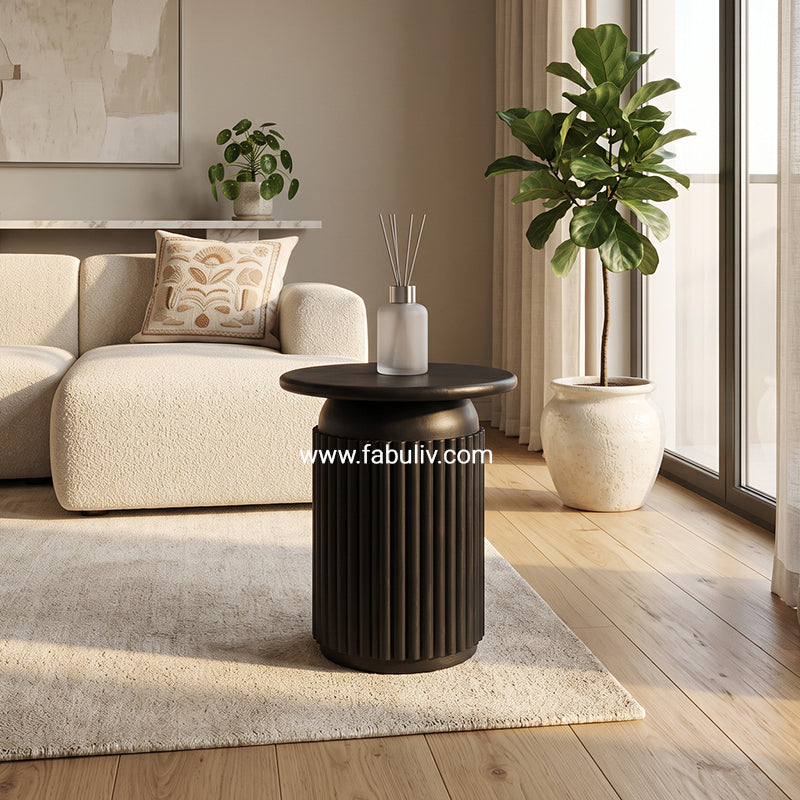 Aubeline Mango Wood End Table