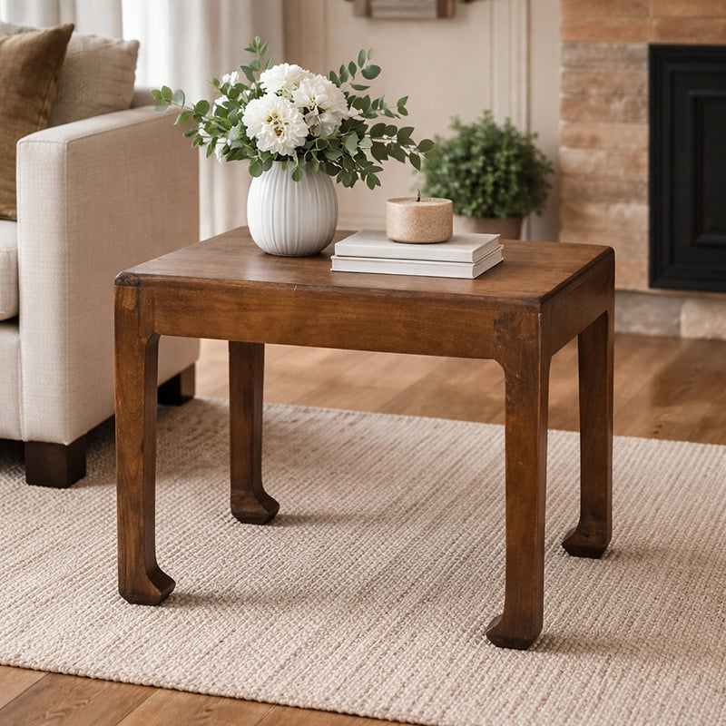 Richard Walnut End Table 21" X 21"