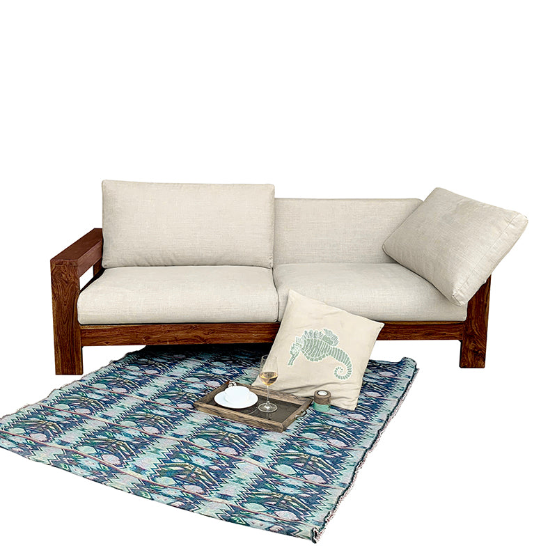 Trissino Solid Wood Three Seater Sofa