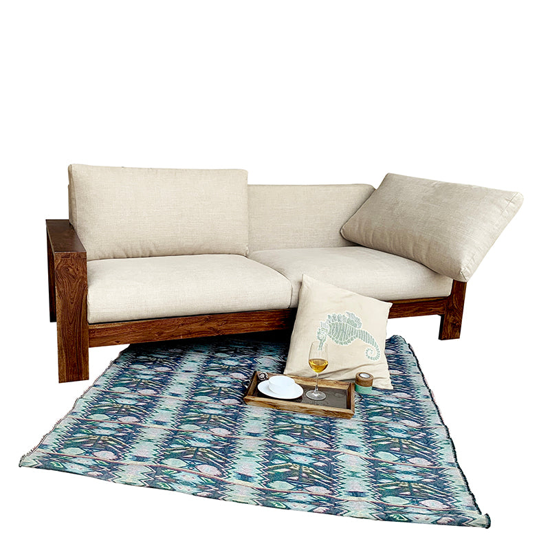 Trissino Solid Wood Three Seater Sofa