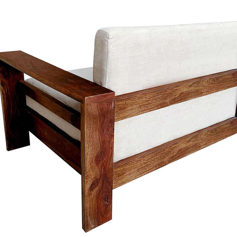 Trissino Solid Wood Three Seater Sofa