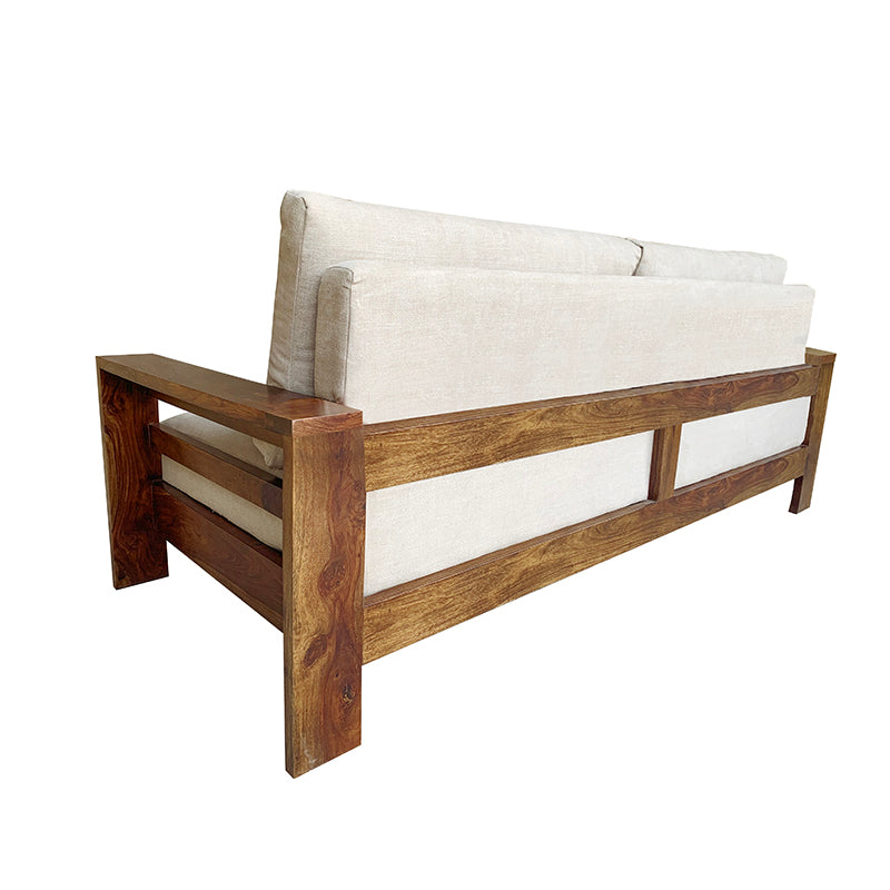 Trissino Solid Wood Three Seater Sofa