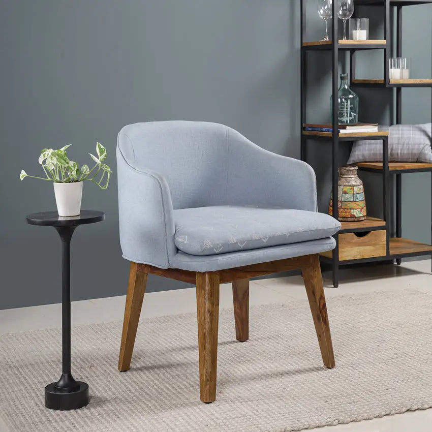 Freya Sheesham Wood 6 Seater Dining Set with Live Edges