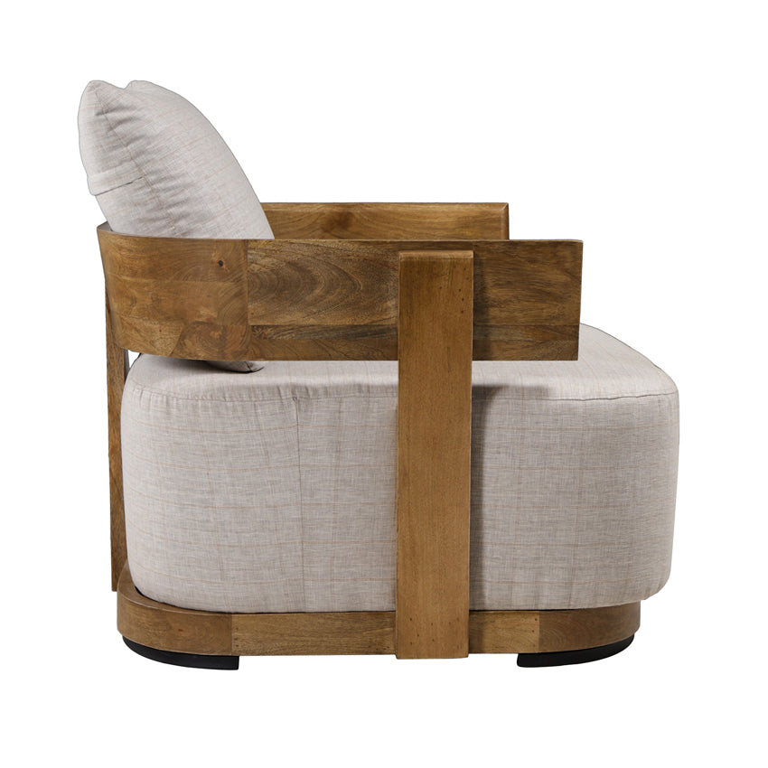 Raphael Solid Wood Arm Chair