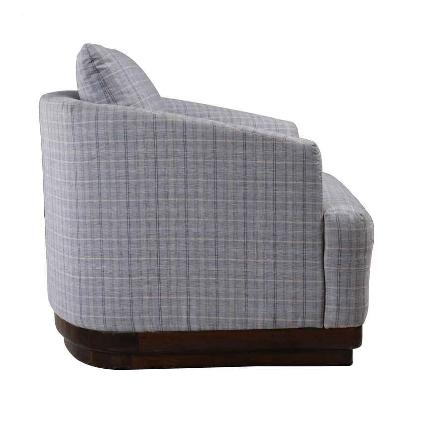 Samuel Solid Wood Single Seater Sofa