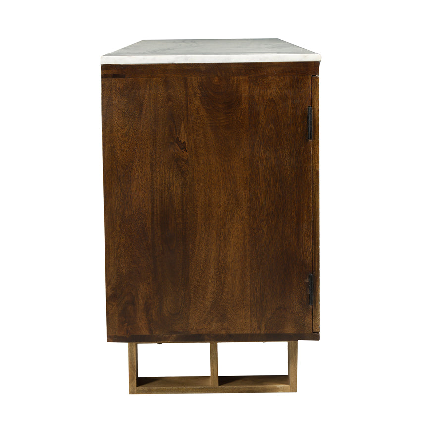 Aztec Solid Wood Cabinet - Fabuliv