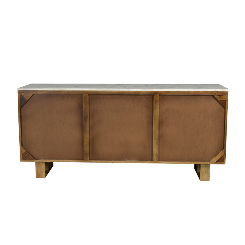 Aztec Solid Wood Cabinet - Fabuliv