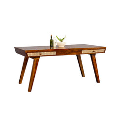 Buckwheat Sheesham Dining Table for 6