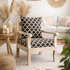 Moroccan coal Single seater Sofa