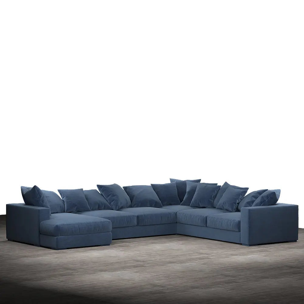 Striado Upholstered Sofa With Chaise Sectional