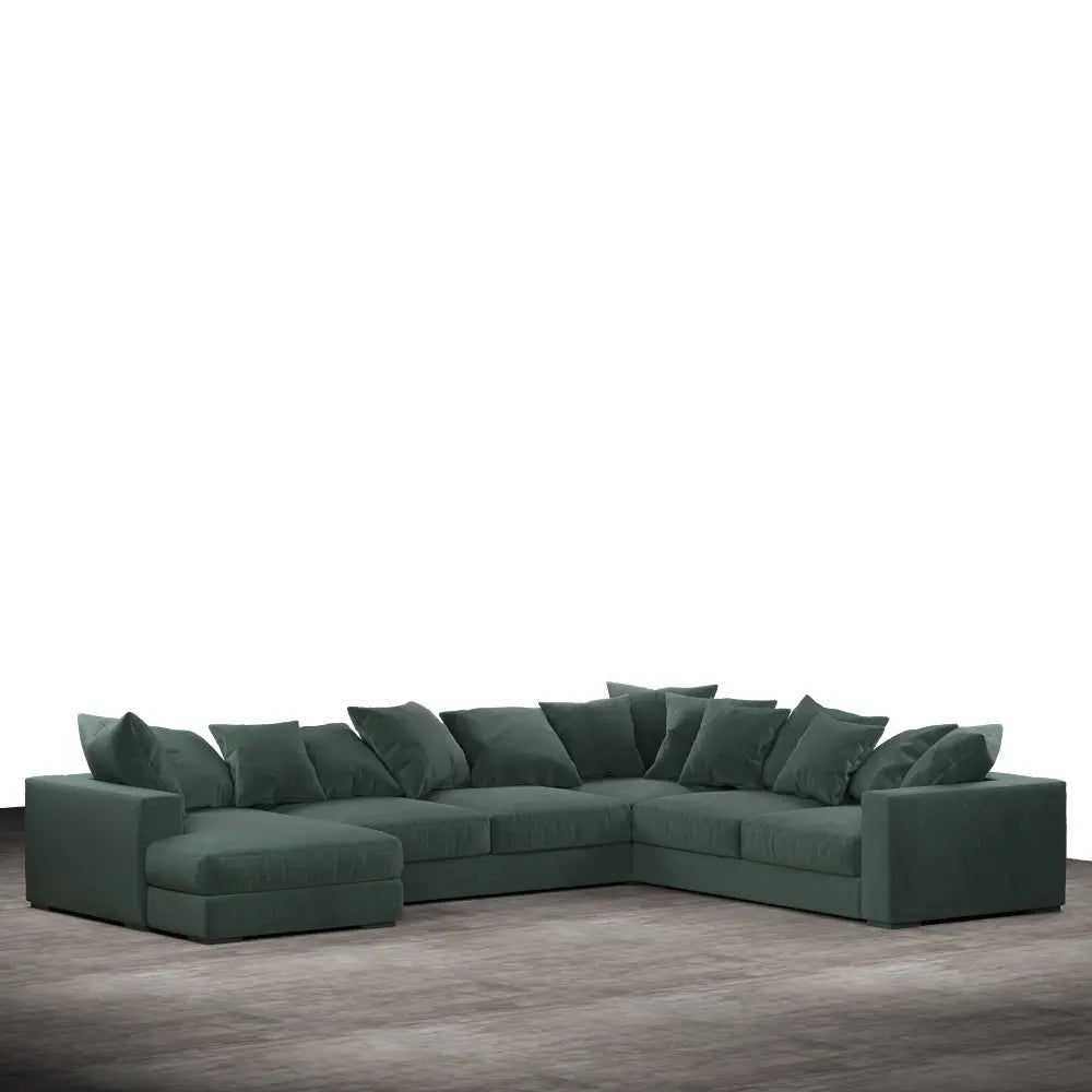 Striado Upholstered Sofa With Chaise Sectional