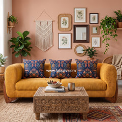 Cheshire 3 Seater Sofa in Mustard Color