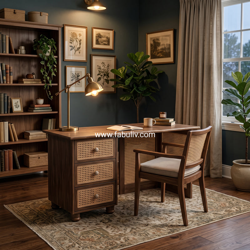 Morena Mango Wood Study Table