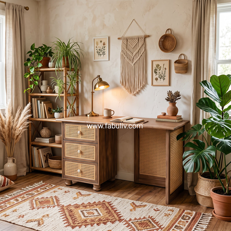 Morena Mango Wood Study Table