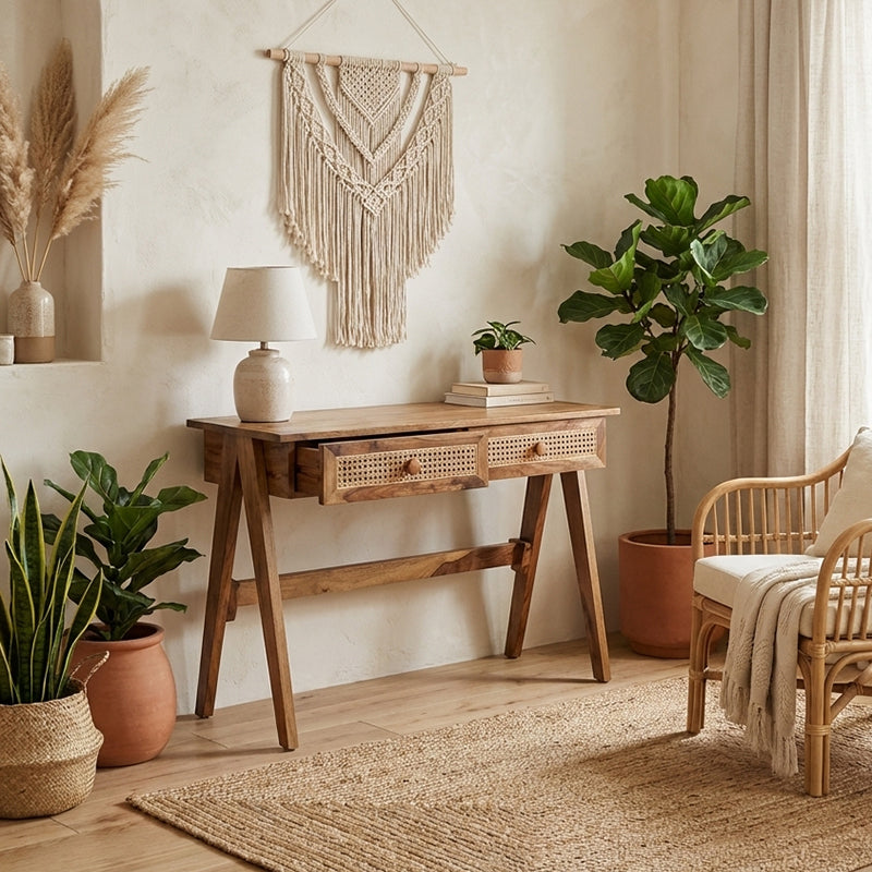 Valora Solid Sheesham Wood Study Table