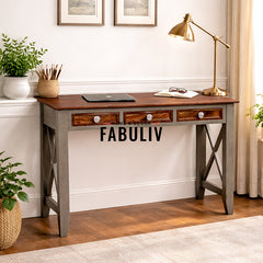 Hank Solid Wood Study Table