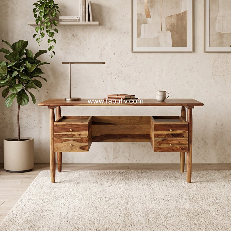 Alvaro Sheesham Wood Study Table