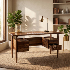 Alvaro Sheesham Wood Study Table