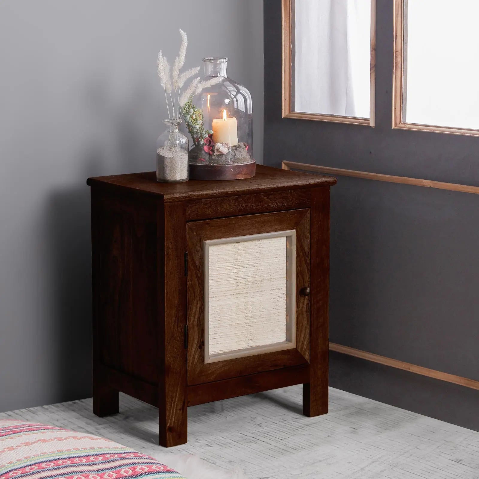 Horace Solid Wood Bedside Table