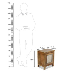 Horace Solid Wood Bedside Table