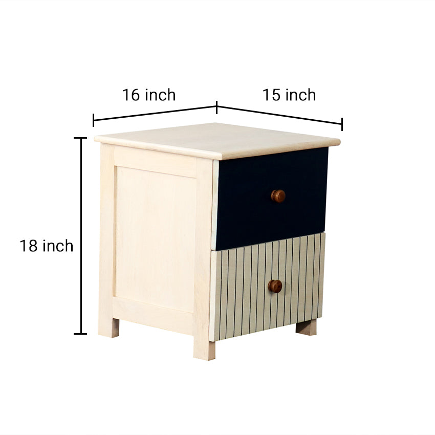 Drippy Blue Bedside Table