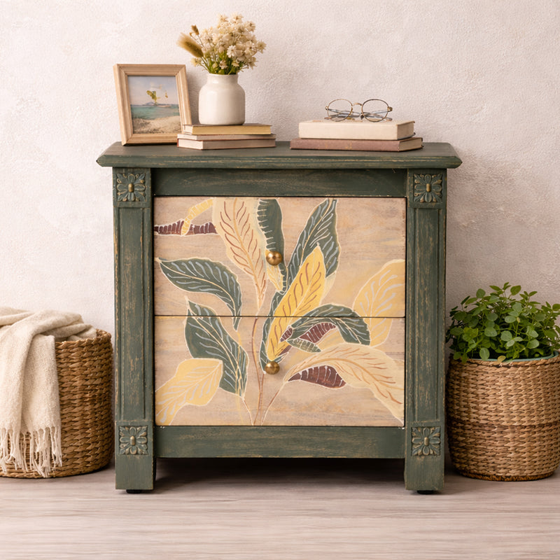 Serene Sanctuary Solid Wood Bedside