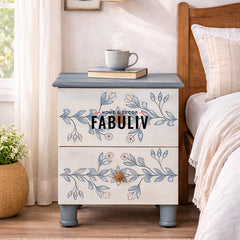 Boho Bliss Solid Wood Bedside Table