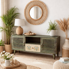 Cynthia Hand Painted TV Unit