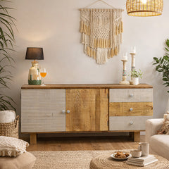 Aztec Solid Wood Cabinet