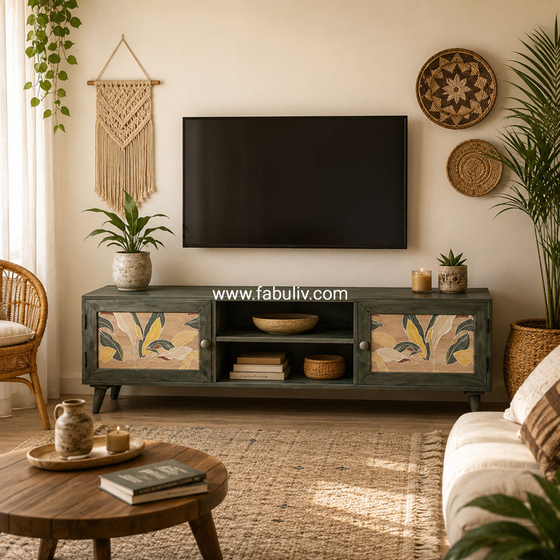 Serene Wooden TV Cabinet