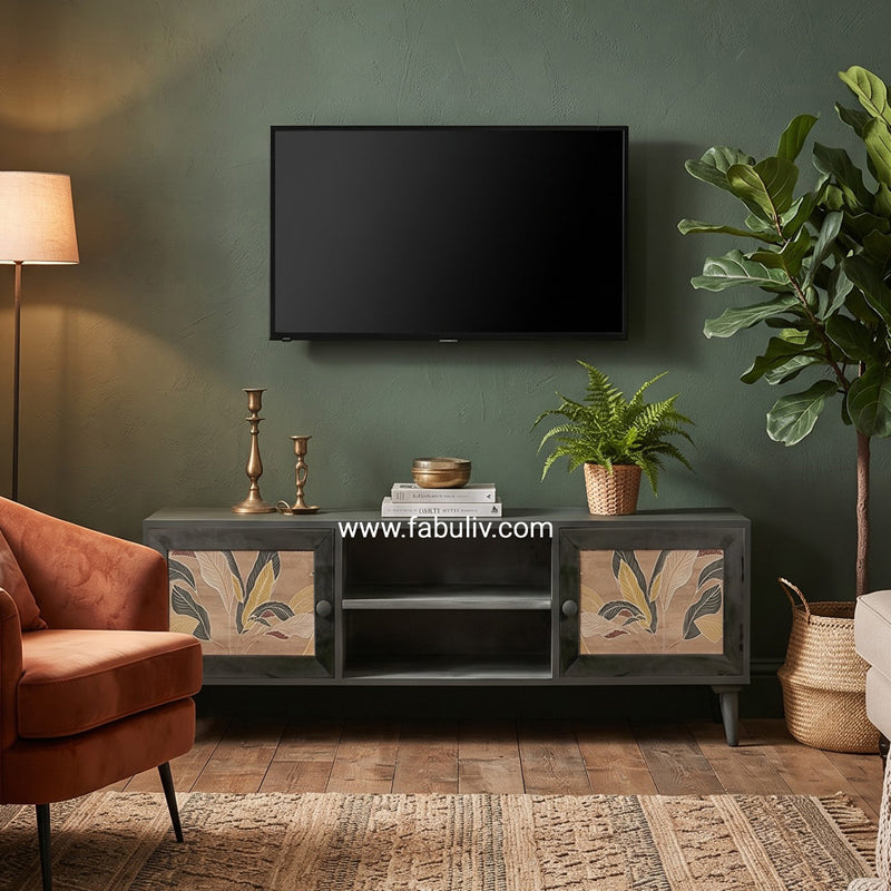 Serene Wooden TV Cabinet