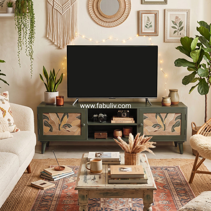Serene Wooden TV Cabinet