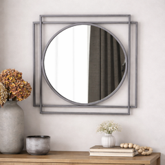 Orne Iron Decorative Mirror