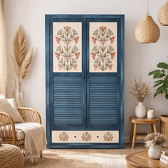 Dorris 2 Door Wardrobe with Wheel Castor