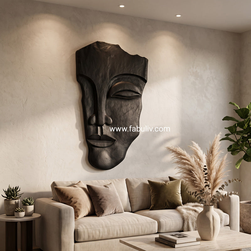3D Face Wall Sculpture