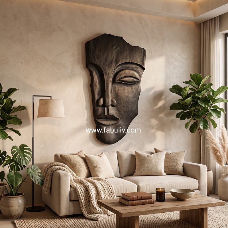 3D Face Wall Sculpture